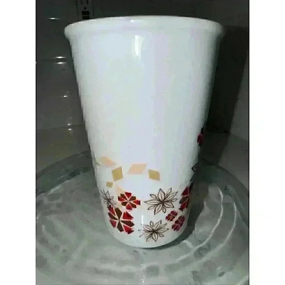 Starbucks Coffee Mug Cup Christmas Holiday 12 oz 345 ml Red Snowflakes - Picture 7 of 9